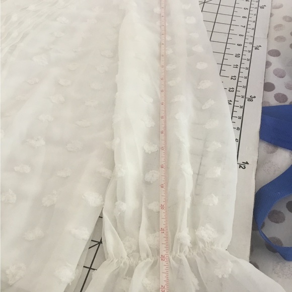 Womens White Blouse Sz. 1X (New) - Picture 6 of 8